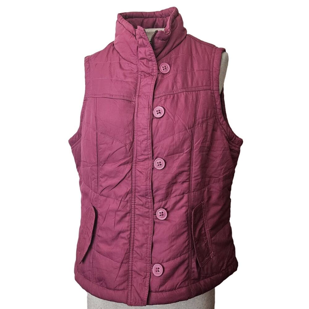 Pink Puffer Vest Size Large
